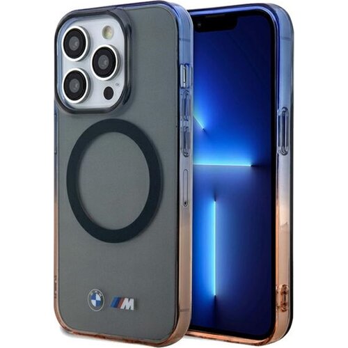 Etui BMW Gradient Bumper MagSafe do Apple iPhone 15 Pro Max Szary