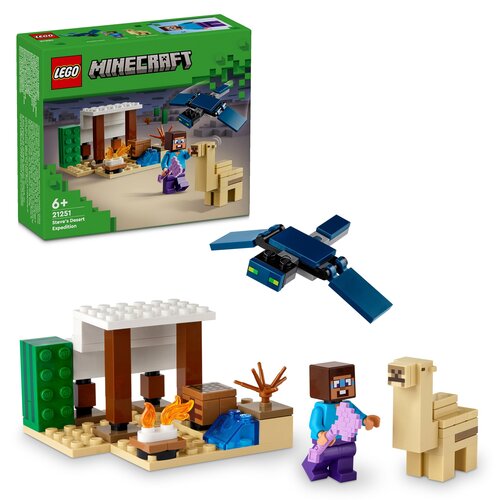 LEGO 21251 Minecraft Pustynna wyprawa Steve'a