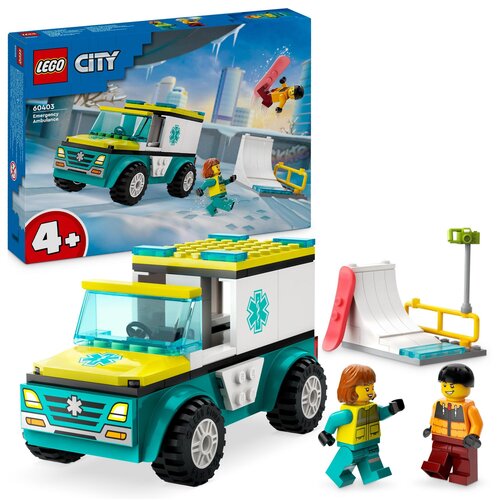 LEGO 60403 City Karetka i snowboardzista