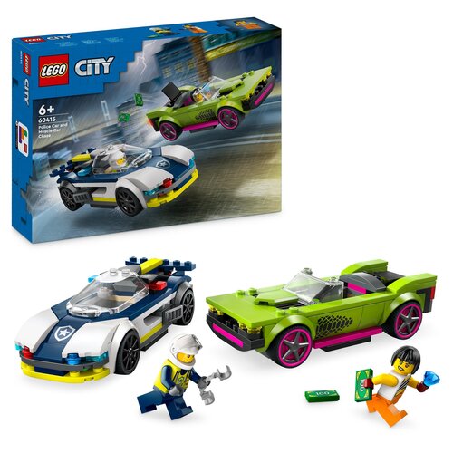 LEGO 60415 City Pościg radiowozu za muscle carem