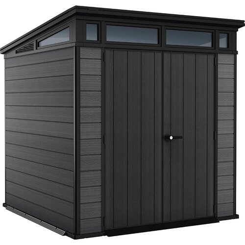 Domek narzędziowy KETER Cortina 255044 7X7 Szary 216 x 218 x 226 cm