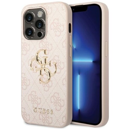 Etui GUESS 4G Big Metal Logo do Apple iPhone 15 Pro Max Różowy