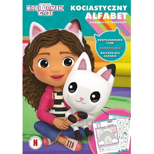 Książka z zadaniami Koci Domek Gabi Kociastyczny alfabet KS97221 (miękka okładka)