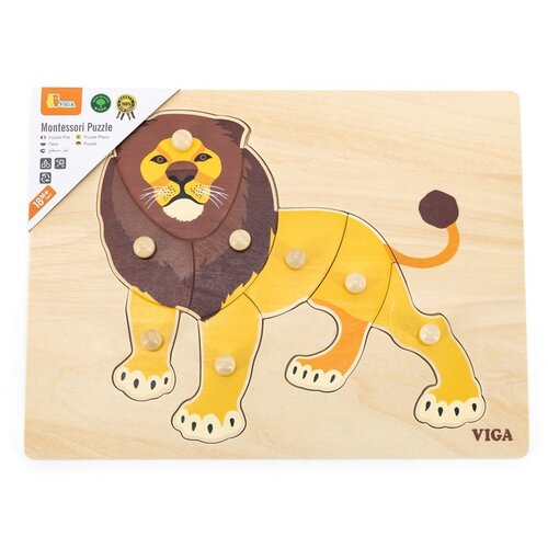 Puzzle VIGA Na podkładce: Lew 44602 (8 elementów)