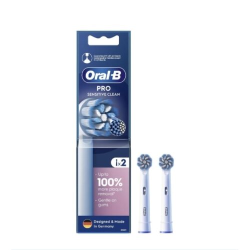 Oryginalna końcówka szczoteczki ORAL-B Sensitive Clean (2 szt.) (Delikatne czyszczenie)