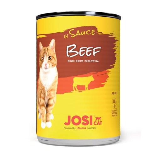 Karma dla kota JOSICAT Wołowina w sosie (12 x 415 g)