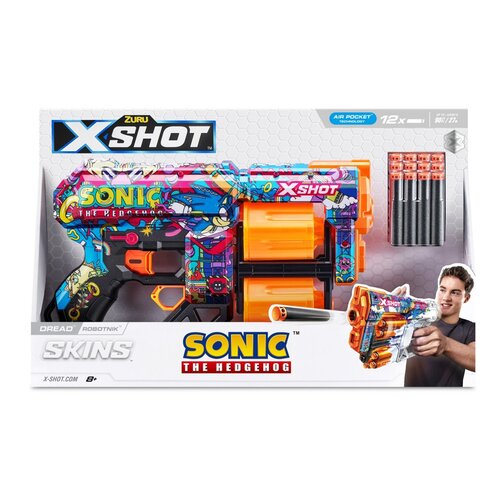 Wyrzutnia ZURU X-Shot Skins Dread Sonic Robotnik 36583B