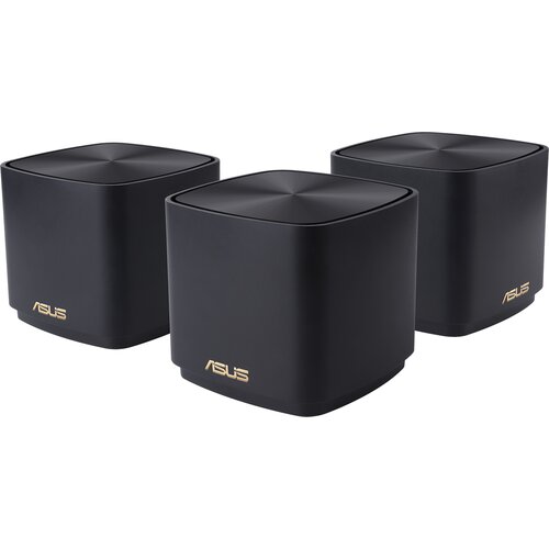 Router ASUS ZenWiFi AX Mini XD4 Plus 2.4 / 5 GHz (DualBand), Wi-Fi Mesh, Czarny (3 szt.)