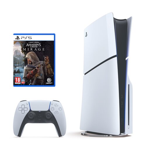 Konsola SONY PlayStation 5 Slim + Assassin's Creed: Mirage Gra PS5 - niskie  ceny i opinie w Media Expert