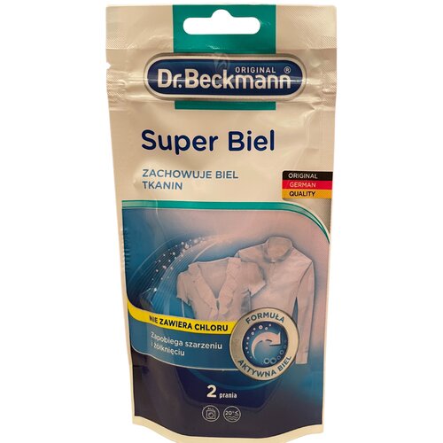 Sól do prania DR BECKMANN Super Biel 0.08 kg