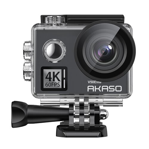 Kamera sportowa AKASO V50 ELITE, filmy 4K 60fps, WiFi, bateria 1050mAh