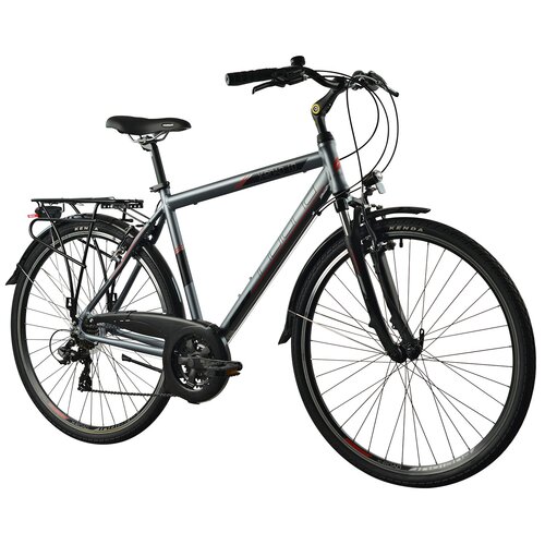 Rower trekkingowy INDIANA X-Road 1.0 M21 28 cali Amar męski Szary