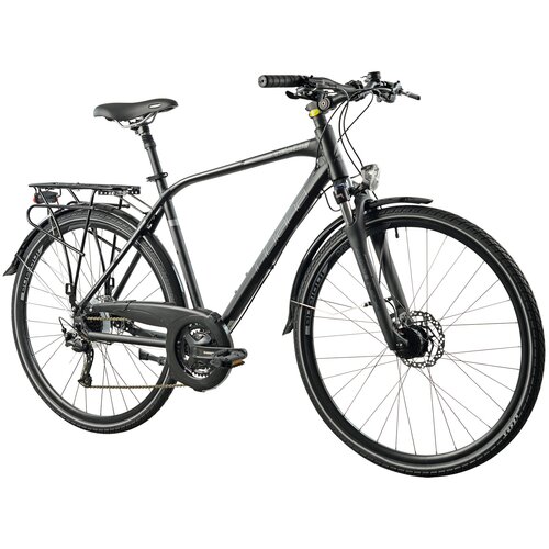Rower trekkingowy INDIANA X-Road 4.0 M23 28 cali męski Czarno-szary