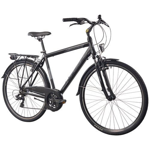 Rower trekkingowy INDIANA X-Road 1.0 M19 28 cali Kenda Amar męski Czarny