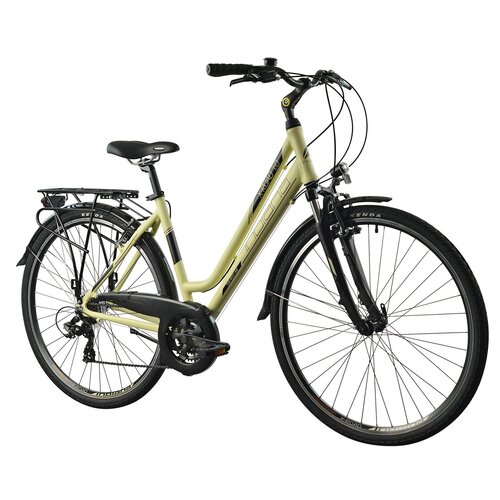 Rower trekkingowy INDIANA X-Road 1.0 D19 28 cali Amar damski Kremowy