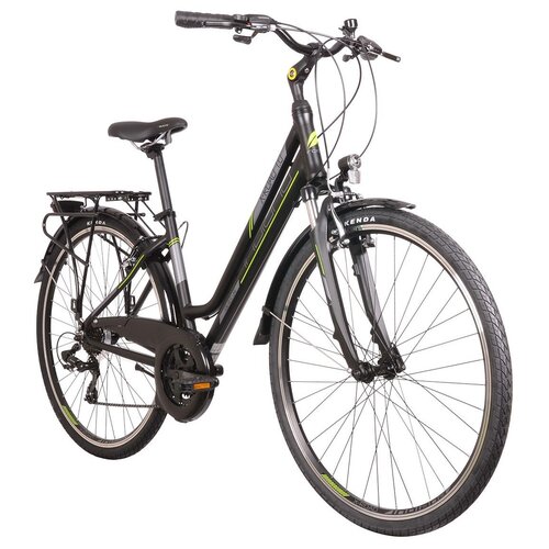 Rower trekkingowy INDIANA X-Road 1.0 D15 28 cali damski Czarny 2024