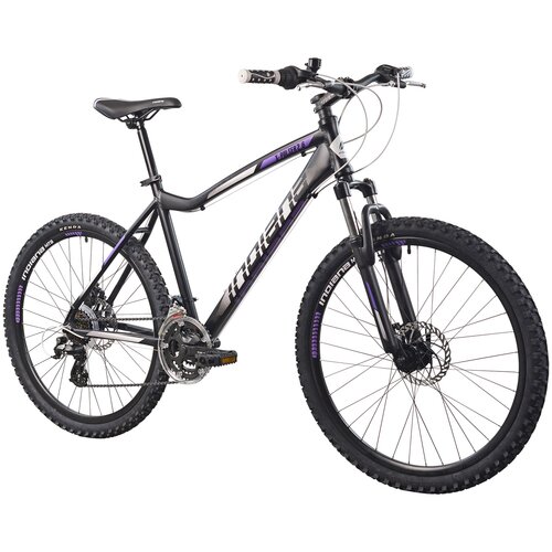 Rower górski MTB INDIANA X-Pulser 2.6 D17 26 cali Czarno-biało-fioletowy