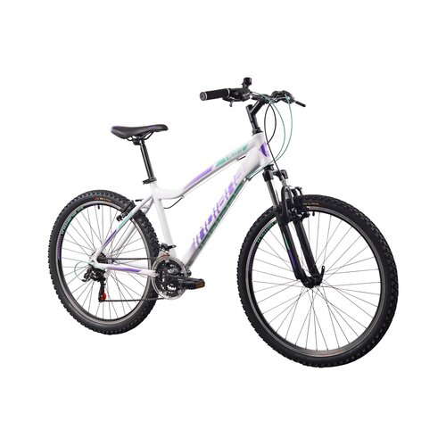 Rower górski MTB INDIANA X-Pulser 1.6 D19 26 cali Biało-fioletowo-miętowy