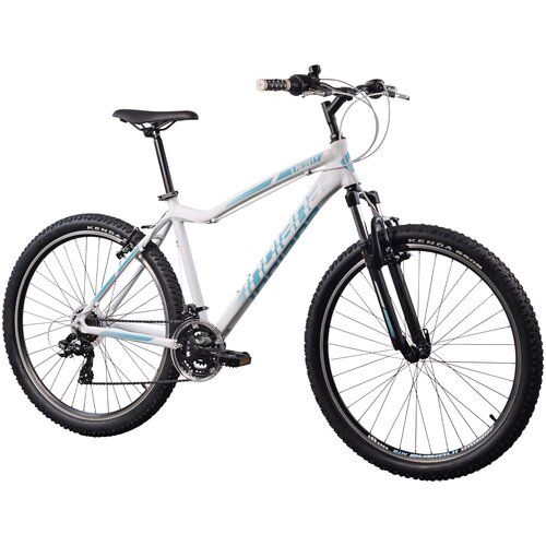 Rower górski MTB INDIANA X-Pulser 1.7 D17 27.5 cala damski Biało-niebieski
