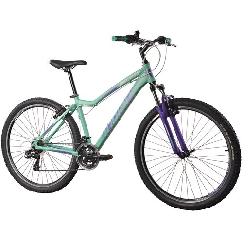 Rower górski MTB INDIANA X-Pulser 1.7 D15 27.5 cala Miętowo-fioletowy