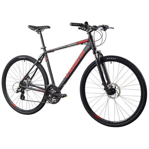 Rower crossowy INDIANA X-Cross 2.0 M21 męski Czarno-czerwony 2024
