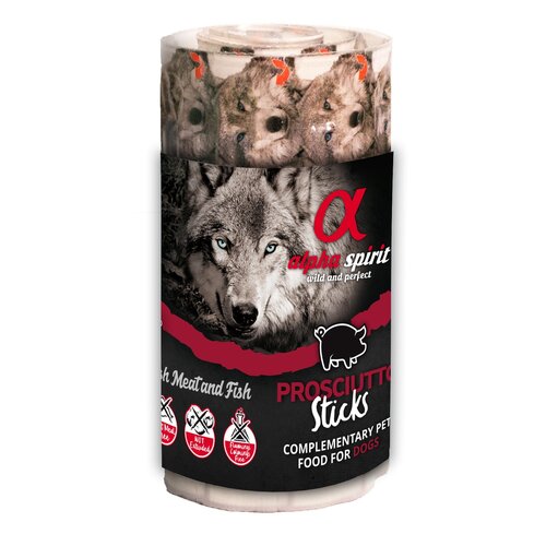 Przysmak dla psa ALPHA SPIRIT Prosciutto Blister 160 g