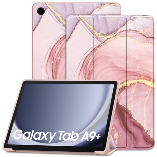 Etui na Galaxy Tab A9+ TECH-PROTECT SmartCase Marmurowy