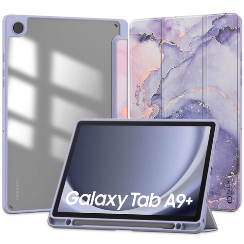 Etui na Galaxy Tab A9+ Plus 11.0 X210/X215/X216 TECH-PROTECT SC Pen Hybrid Fioletowy