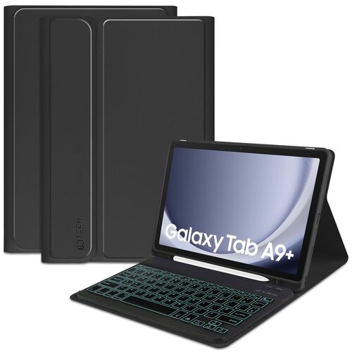 Etui na Galaxy Tab A9+ Plus 11.0 X210/X215/X216 TECH-PROTECT SC Pen + Keyboard Czarny Klawiatura