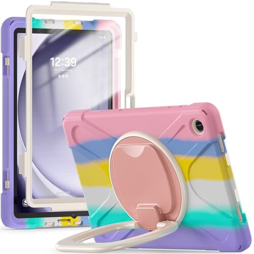 Etui na Galaxy Tab A9+ Plus 11.0 X210/X215/X216 TECH-PROTECT X-Armor Tęczowy