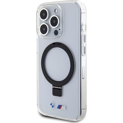 Etui BMW Ring Stand M Collection MagSafe do Apple iPhone 15 Pro Max Przezroczysty