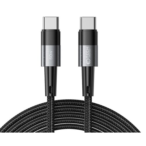 Kabel USB-C - USB-C TECH-PROTECT UltraBoost PD60W/3A 3m Szary