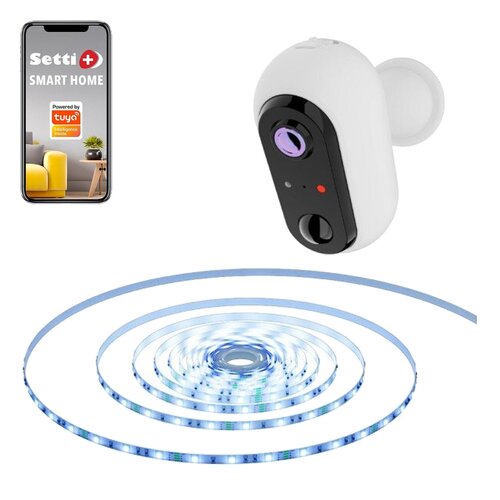 Kamera SETTI+ SC853 + Taśma LED SETTI+ SLS705 5m Wi-Fi