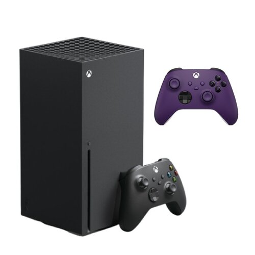 Konsola MICROSOFT XBOX Series X z napędem Blu-ray 4K UHD + Kontroler MICROSOFT bezprzewodowy Xbox Astral Purple
