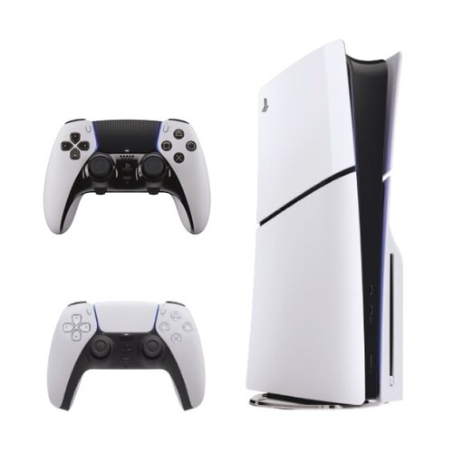 Konsola SONY PlayStation 5 Slim + Kontroler SONY DualSense Edge Biało-czarny