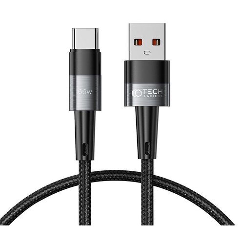 Kabel USB - USB-C TECH-PROTECT UltraBoost 66W/6A 0.5m Szary