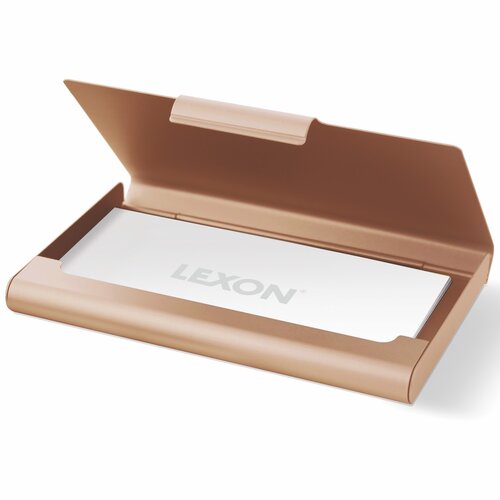 Pokrowiec na wizytówki LEXON Card Box LD14D9 Złoty