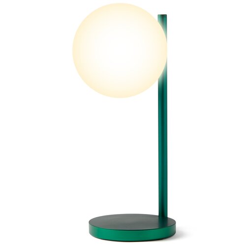 Lampka stołowa LEXON Bubble LH70DG1 z ładowarką indukcyjną Ciemnozielony