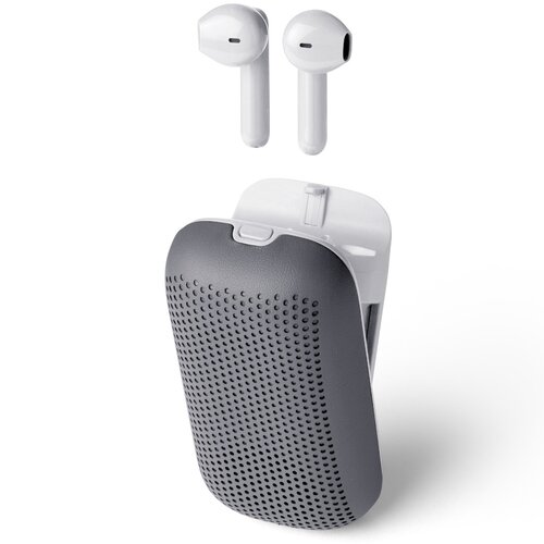 Słuchawki douszne LEXON Speakerbuds LA127G Szaro-biały