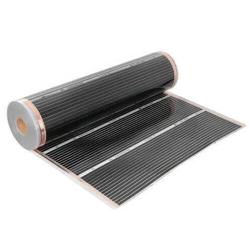 Folia grzewcza pod panele MISSION AIR MAL-160 W/m2 Black Silver 12m2 (12m x 100cm) + regulator Taurus Biały