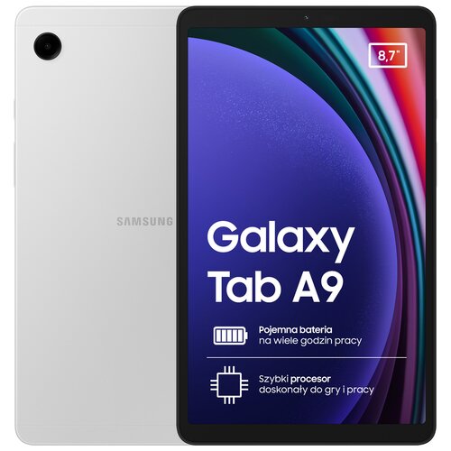 Tablet SAMSUNG Galaxy Tab A9 8.7" 4/64 GB Wi-Fi Srebrny