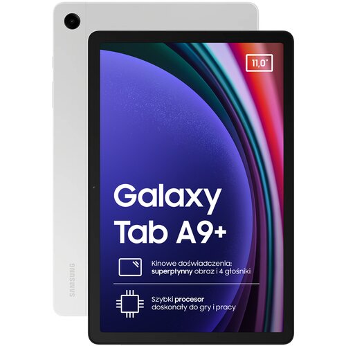 Tablet SAMSUNG Galaxy Tab A9+ 11" 4/64 GB Wi-Fi Srebrny