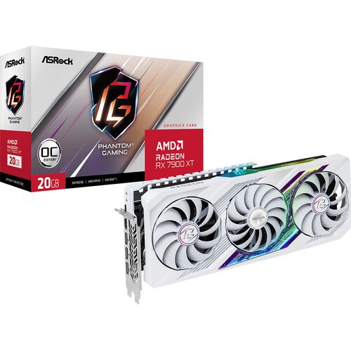 Karta graficzna ASROCK RX 7900 XT Phantom Gaming White OC 20GB