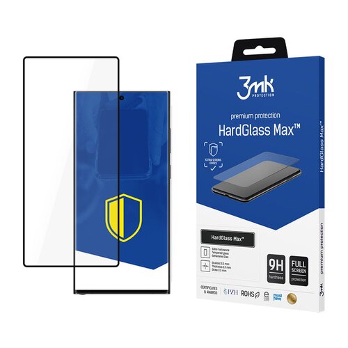 Szkło hartowane 3MK HardGlass Max do Samsung Galaxy S24 Ultra