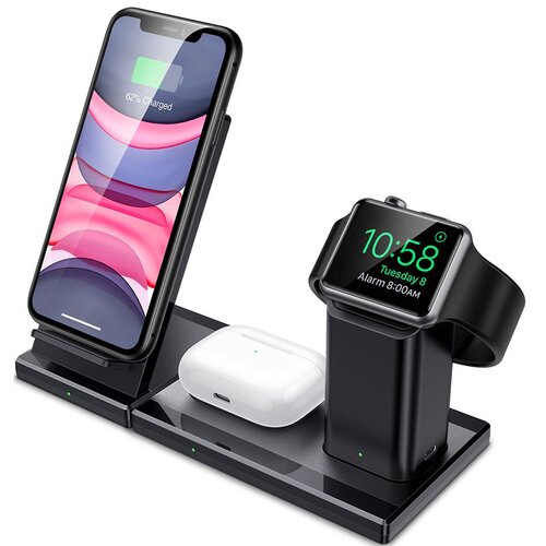 U Ładowarka indukcyjna ESR Wireless Charging Station Czarny