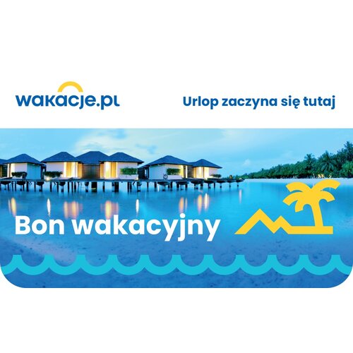 Karta podarunkowa WAKACJE.PL 300 zł