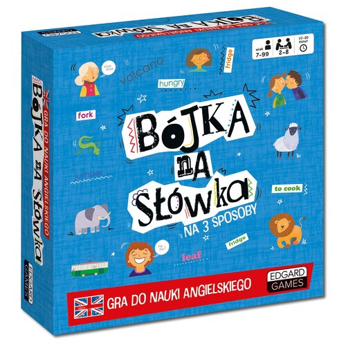 Gra edukacyjna EDGARD GAMES Bójka na na słówka do nauki języka angielskiego