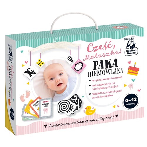 Książka Kapitan Nauka Cześć, maluszku! Paka niemowlaka (twarda okładka)