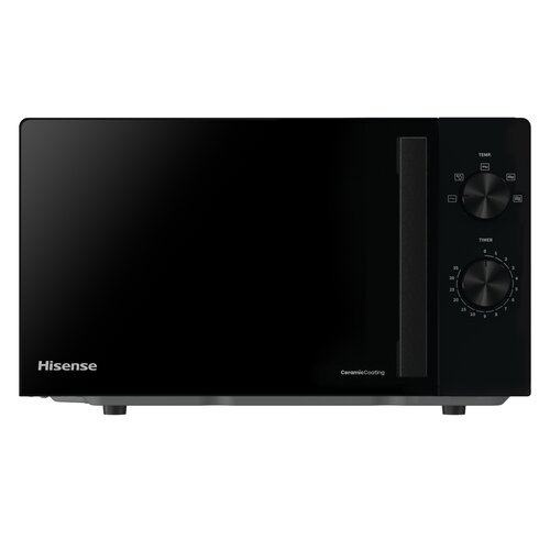 Kuchenka mikrofalowa HISENSE H20MOBP1H 700W średnica 25.5 cm pojemność 20L Pulse Technology Czarny