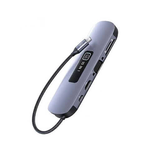 Stacja dokująca USAMS SJ644HUB01 USB Typu C Szary